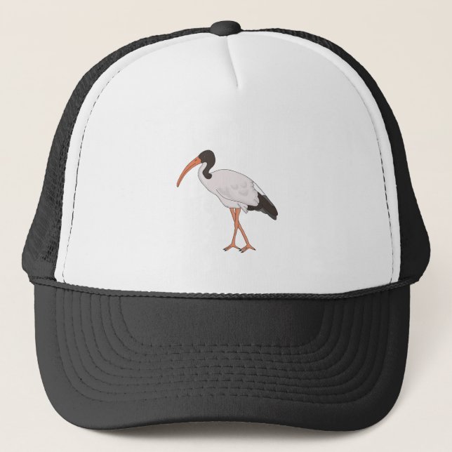 Ibis Bin Chicken Bird Trucker Hat (Front)