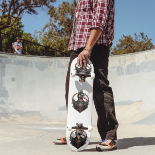 Ibis Bird Steampunk Design,  Skateboard