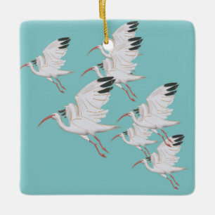 Ibis Birds Ornament