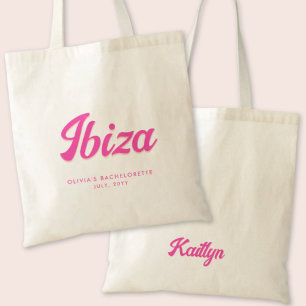 Ibiza Bachelorette Party Personalised Tote Bag