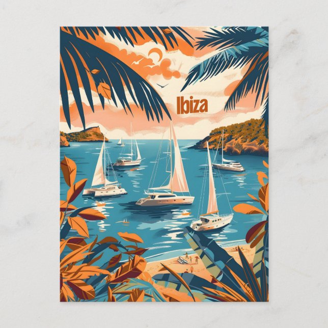 Ibiza Coast Postcard (Front)
