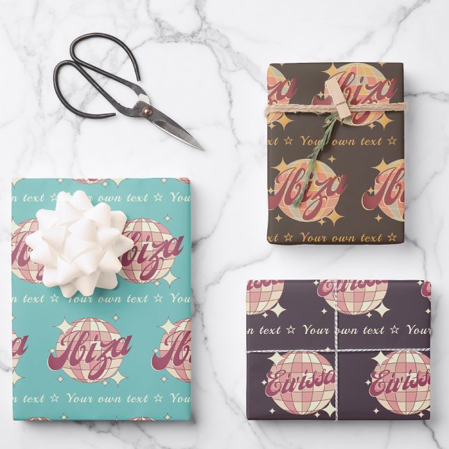 Ibiza Eivissa Spain Gift Wrapping Paper Sheet Set  (Creator Uploaded)