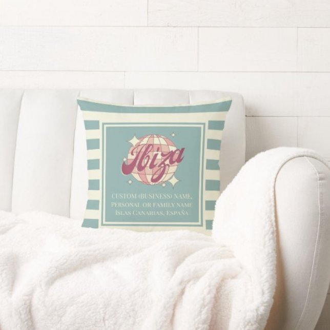 Ibiza España Spain house home decoration  Cushion (Creator Uploaded)