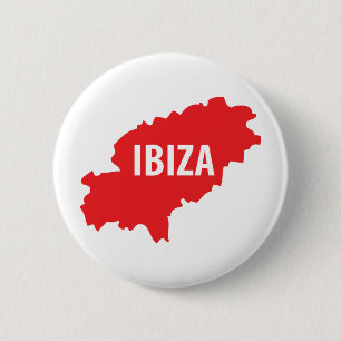 Ibiza icon 6 cm round badge