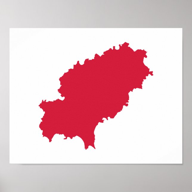 Ibiza map poster (Front)