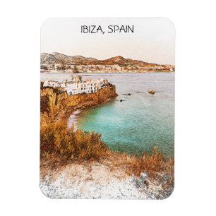 Ibiza Spain Baleares Island Scenery Magnet
