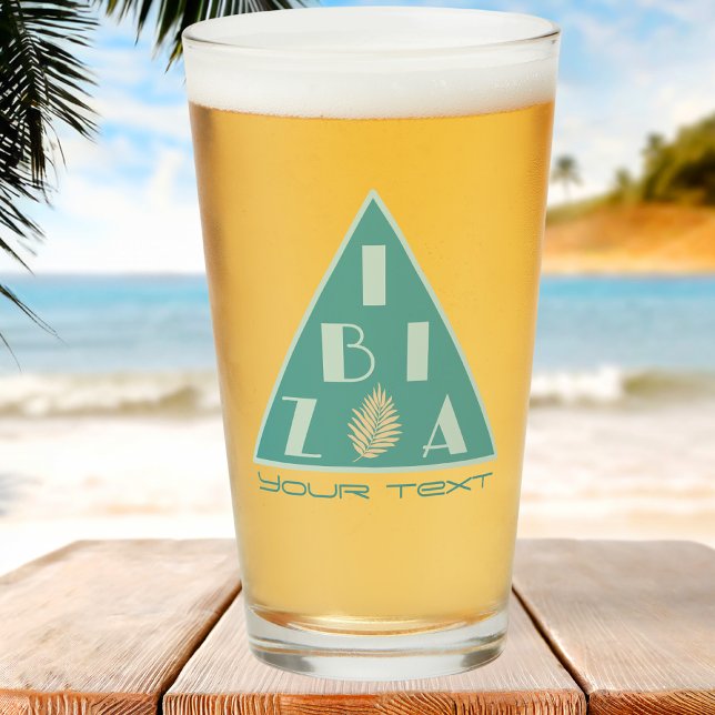 Ibiza Spain logo modern beach bar Glass (Creator Uploaded)