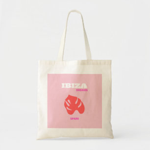 Ibiza, Spain, Preppy, Preppy Room, Pink Tote Bag