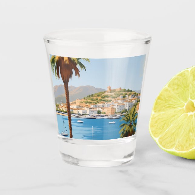 Ibiza Spain Shot Glass (Front)