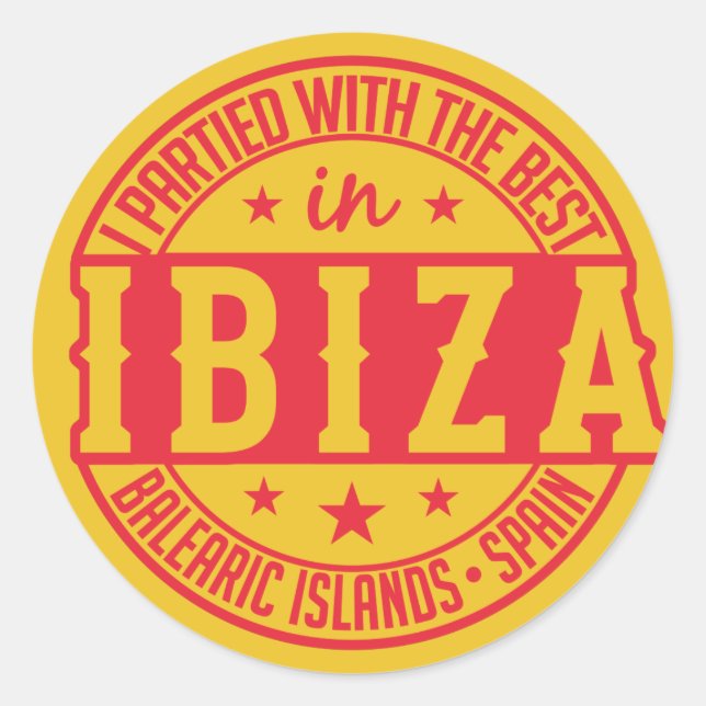 IBIZA Spain stickers (Front)