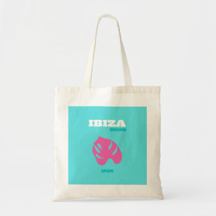 Ibiza, Spain, Travel Art, Preppy Room Tote Bag