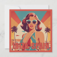 Ibiza, Spain Travel Poster