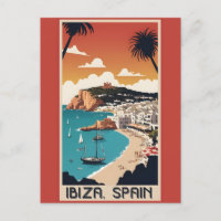 Ibiza, Spain Travel Poster