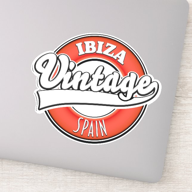 Ibiza spain vintage style logo (Detail)