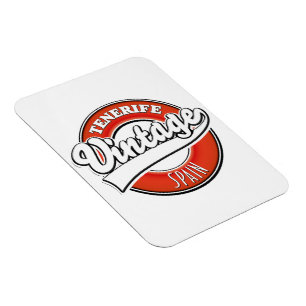 Ibiza spain vintage style logo magnet