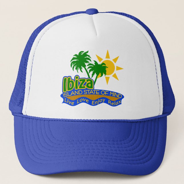 Ibiza State of Mind hat - choose colour (Front)