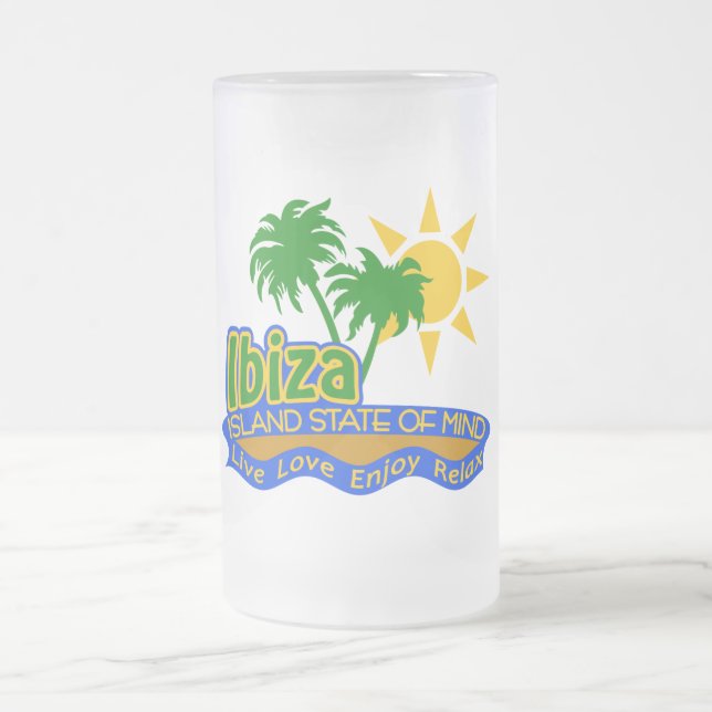 Ibiza State of Mind mug - choose style, colour (Center)
