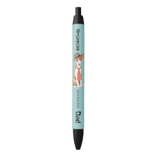 Ibizan Hound Dad Black Ink Pen