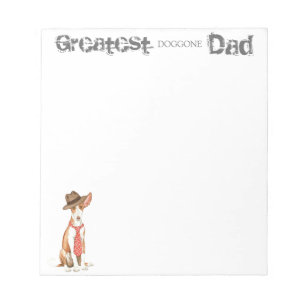 Ibizan Hound Dad Notepad