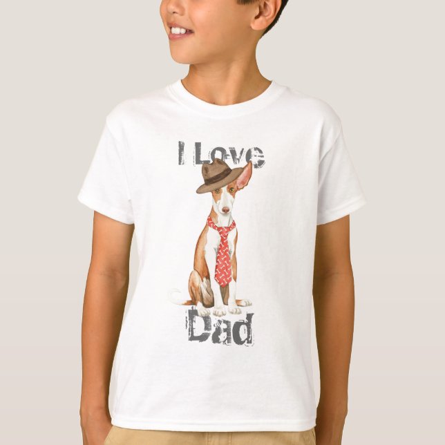 Ibizan Hound Dad T-Shirt (Front)