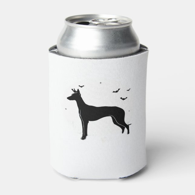 Ibizan Hound Dog � Halloween Moon Silhouette Class Can Cooler (Can Front)