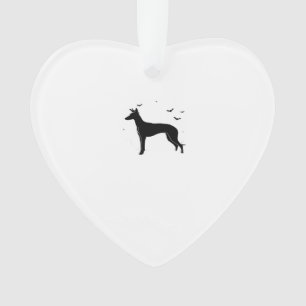 Ibizan Hound Dog � Halloween Moon Silhouette Class Ornament