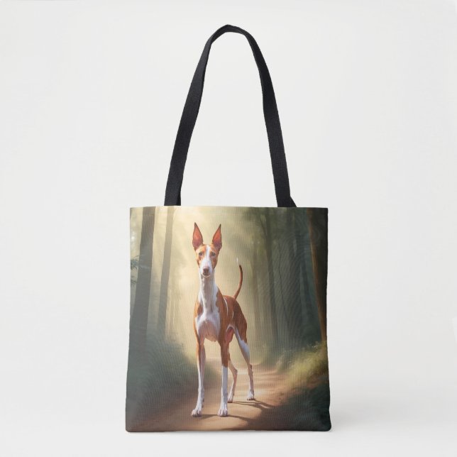Ibizan Hound Elegant Tote Bag (Front)