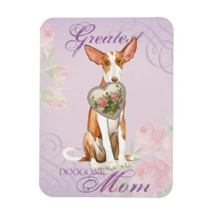 Ibizan Hound Heart Mum Magnet