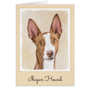 Ibizan Hound Painting - Cute Original Dog Art
