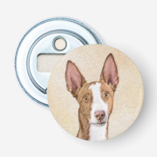 Ibizan Hound Painting - Cute Original Dog Art Bottle Opener