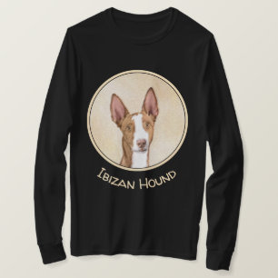 Ibizan Hound Painting - Cute Original Dog Art T-Shirt