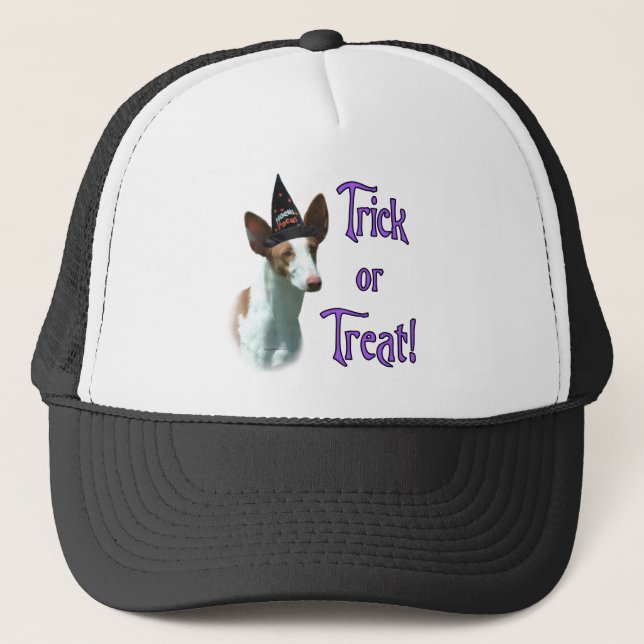 Ibizan Hound Trick Trucker Hat (Front)