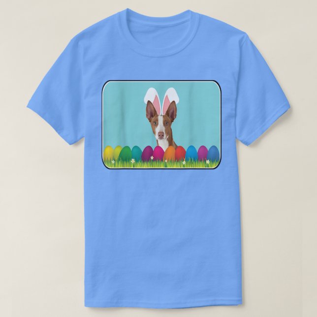 Ibizan Hound w Bunny Ears  T-Shirt (Design Front)