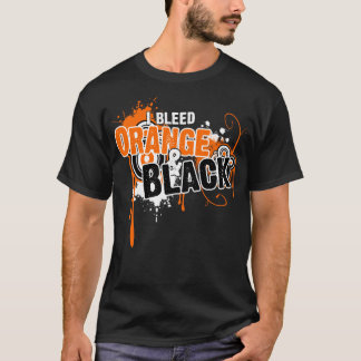 IBleedOrangeandBlackPulloverHoodie T-Shirt