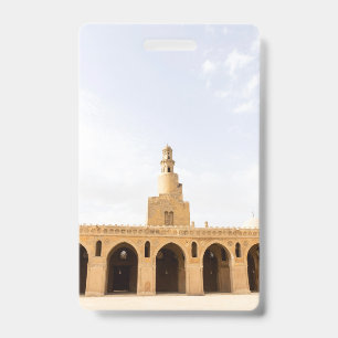 ibn tulun mosque in Cairo,Egypt ID Badge