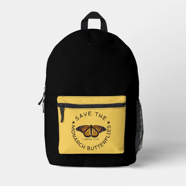 IBONELTD. MONARCHS 3  PRINTED BACKPACK (Front)