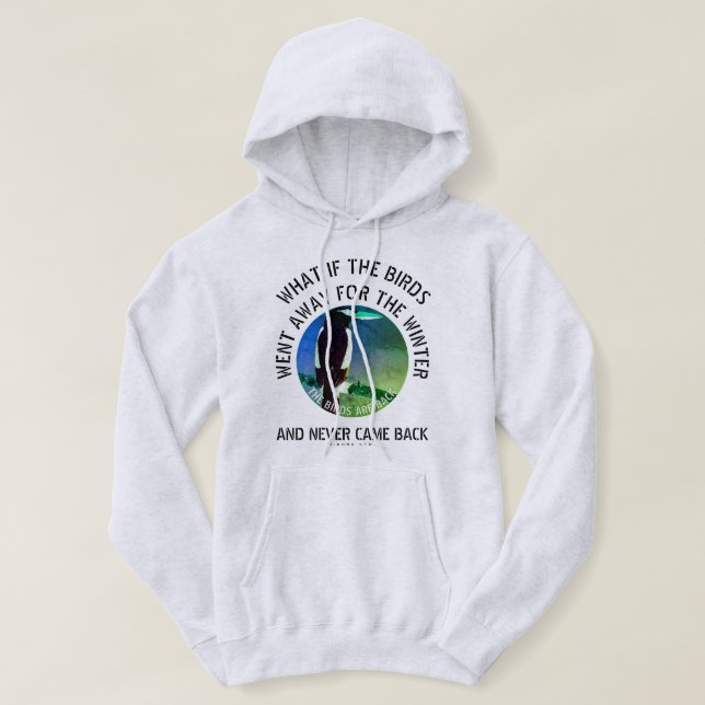 IBONELTD. THE BIRDS ARE BACK 4dbgr Hoodie (Design Front)