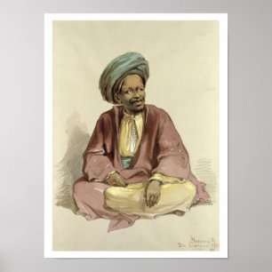 Ibrahim - from Sunnar, 1856 Poster