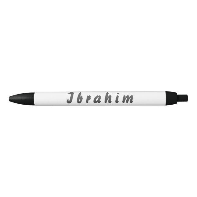 Ibrahim Kugelschreiber Black Ink Pen (Front)