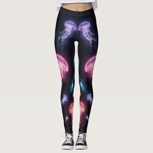 ibrant Colour Marine Life Leggings (Front)