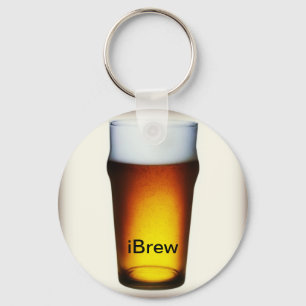 iBrew Ale Glass Key Ring