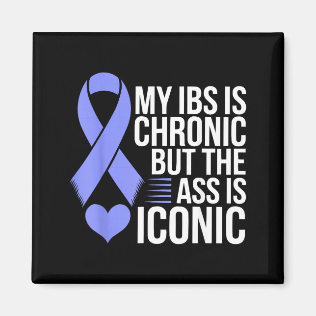 Ibs Awareness Month Irritable Bowel Syndrome Magnet (Front)