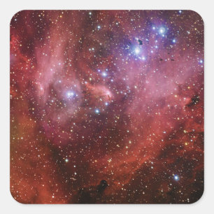 IC 2944 Running Chicken Nebula Lambda Cen Nebula Square Sticker