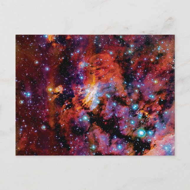 IC 4628 Prawn Nebula - Colourful Outer Space Photo Postcard (Front)