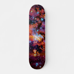 IC 4628 Prawn Nebula - Colourful Outer Space Photo Skateboard