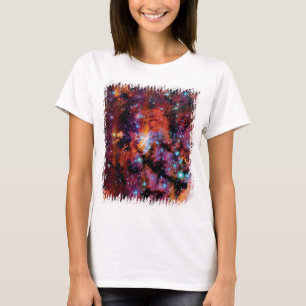 IC 4628 Prawn Nebula - Colourful Outer Space Photo T-Shirt