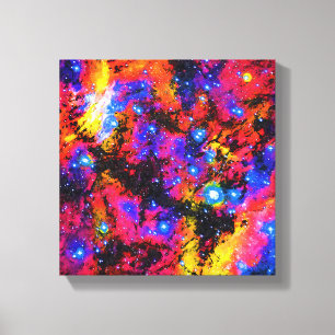 IC 4628 Prawn Nebula Modern Art Oil Painting Canvas Print