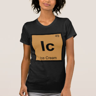 Ic - Ice Cream Chemistry Periodic Table Symbol T-Shirt