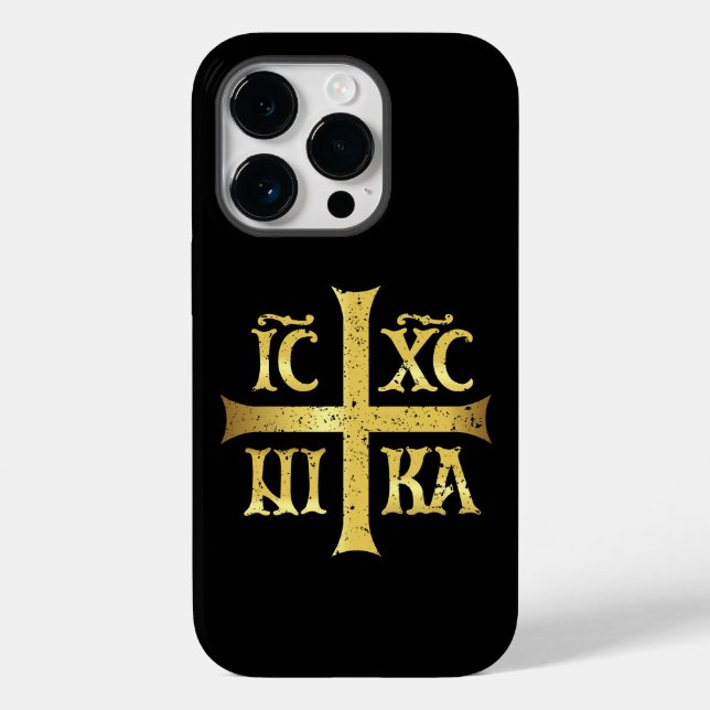 IC XC NIKA JESUS CHRIST CONQUERS Case-Mate iPhone CASE (Back)