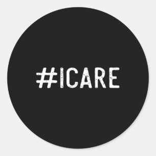 Icare Suicide Prevention Awareness Classic Round Sticker
